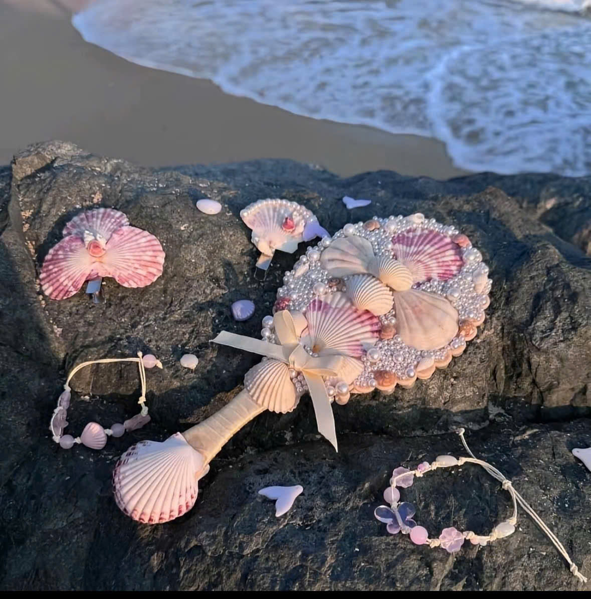 Seashell Hand Mirror