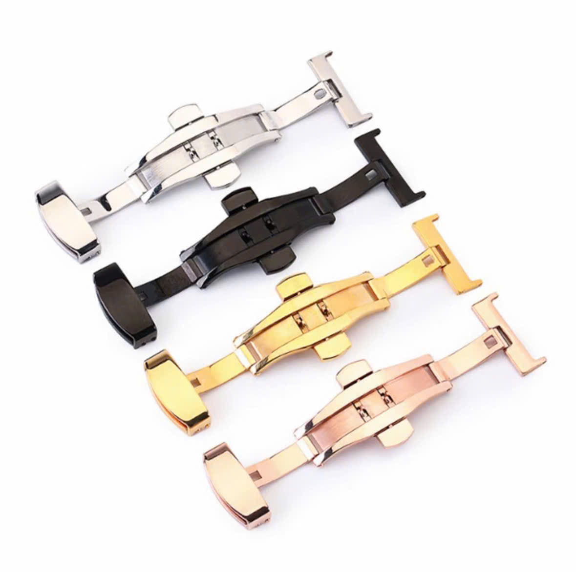 Handmade Genuine Cow Leather Watch Band – Premium Full Grain Leather Replacement Strap with Butterfly Clasp | 18mm 20mm 22mm 24mm