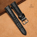 Handmade Genuine Lizard Leather Watch Band | Premium Leather Replacement Strap | 18mm 20mm 22mm 24mm