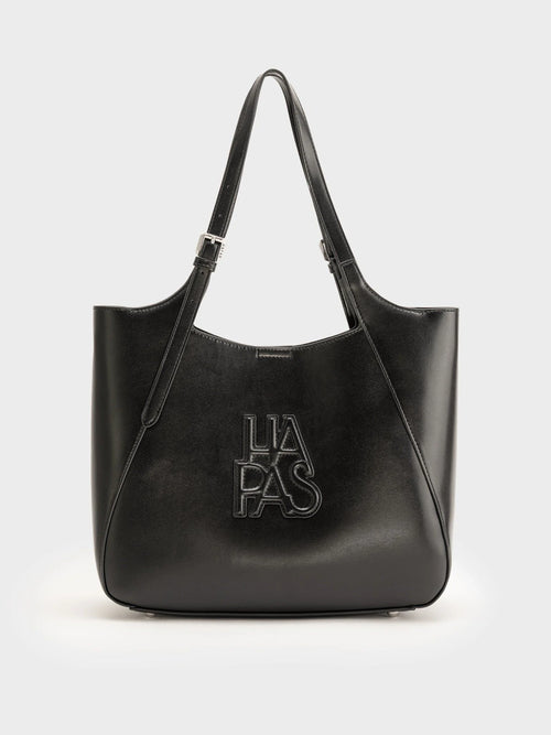 Camel Embossed Tote Bag, Size 33