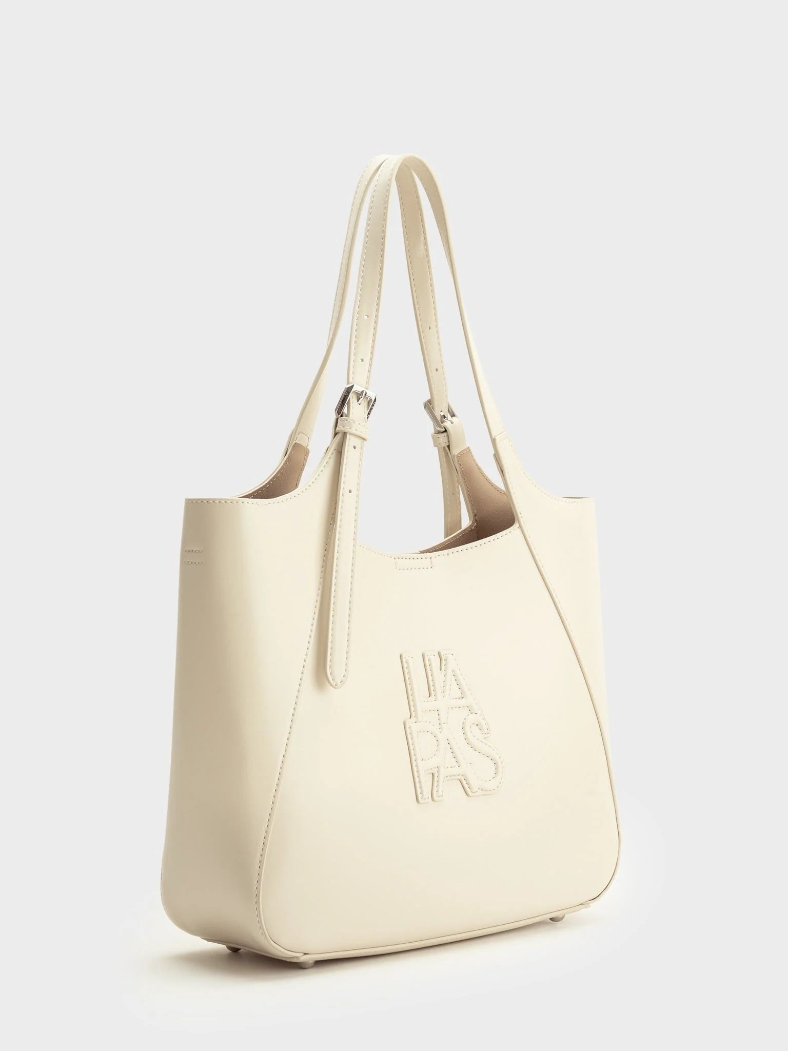 Camel Embossed Tote Bag, Size 33