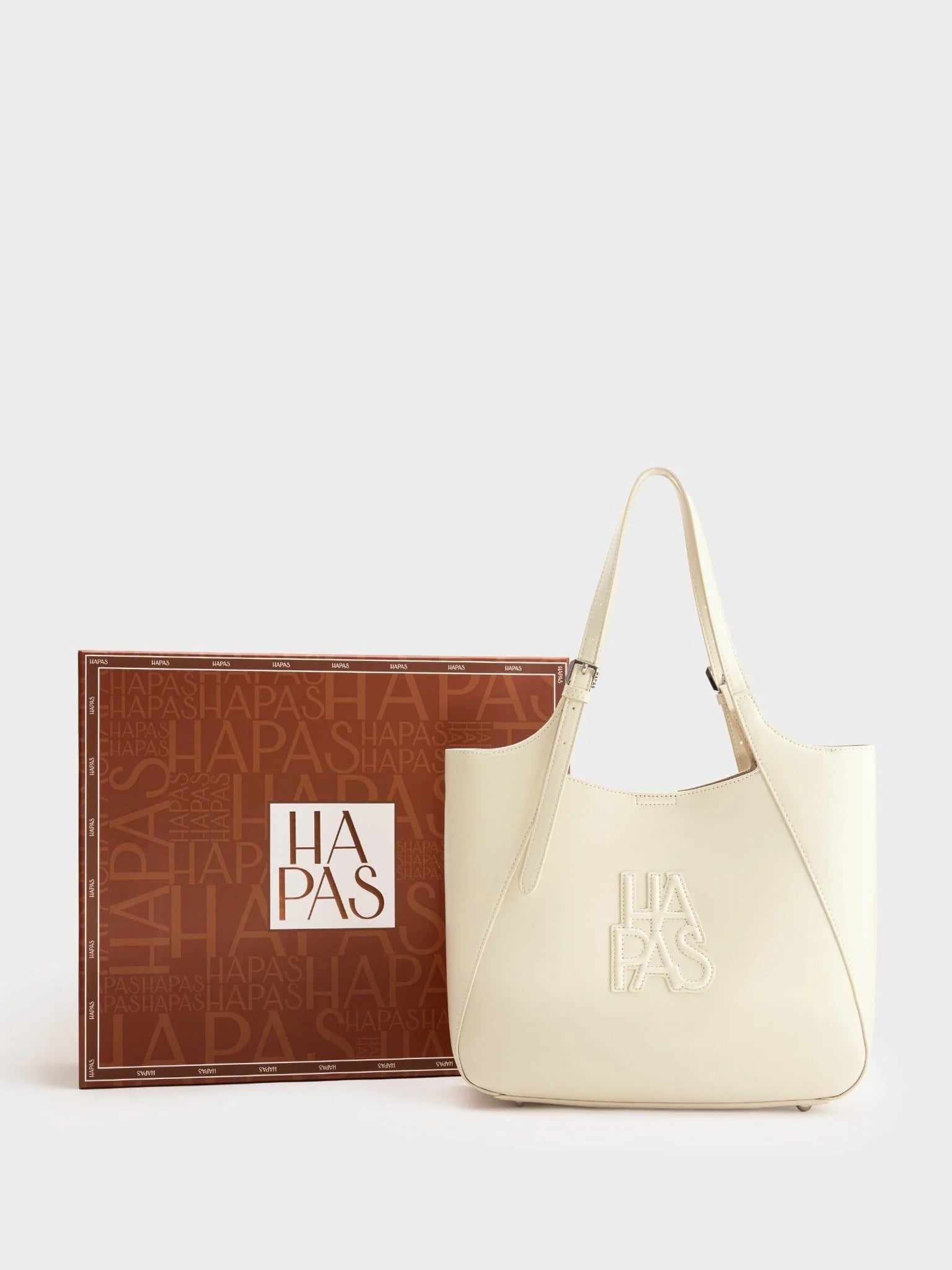 Camel Embossed Tote Bag, Size 33