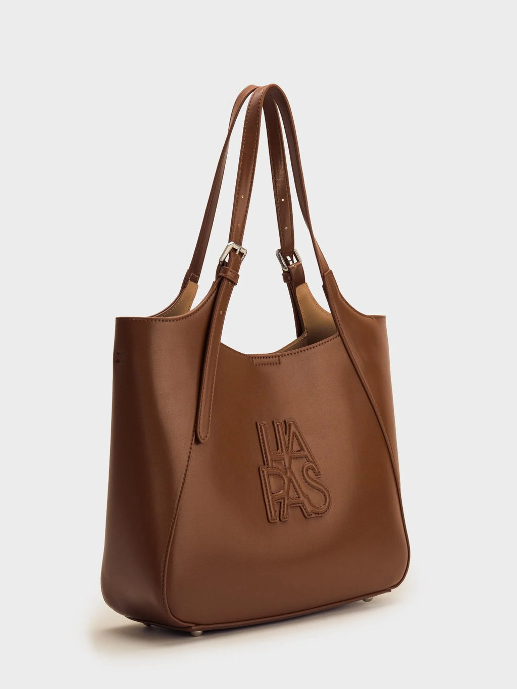 Camel Embossed Tote Bag, Size 33