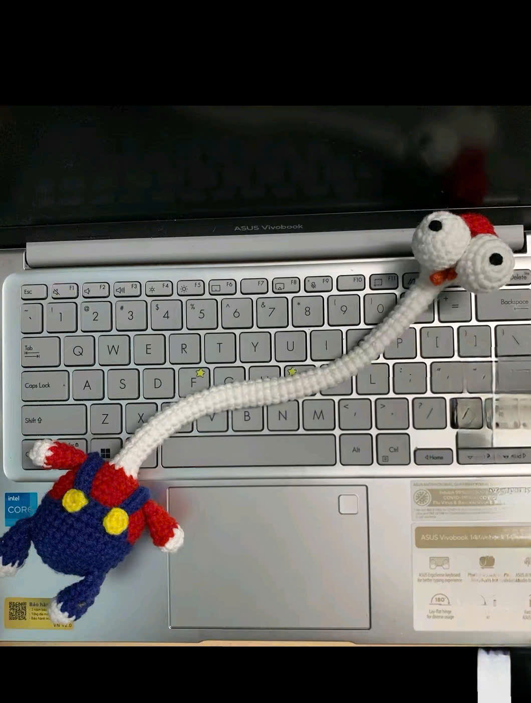 Handmade Crochet Long Neck Bird Plush Toy | Funny Amigurumi Gift