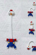 Handmade Crochet Long Neck Bird Plush Toy | Funny Amigurumi Gift