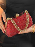 Luxurious Rhinestone-Embellished Evening Bag