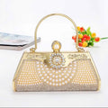 Pearl-embellished handbag